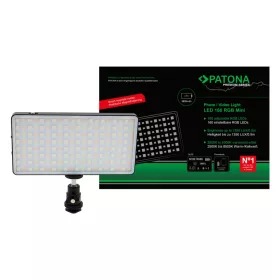   PATONA prémium LED fotó- és videólámpa 160 állítható RGB LED