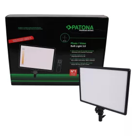   PATONA SoftLight 3.0 LED Fotó-Video Lámpa - 40W 2500K-8500K kamera fény