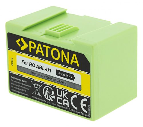PATONA akkumulátor -2200mAh  iRobot e5 e6 i3 i3+ i4 i4+ i7 i7+ sorozat