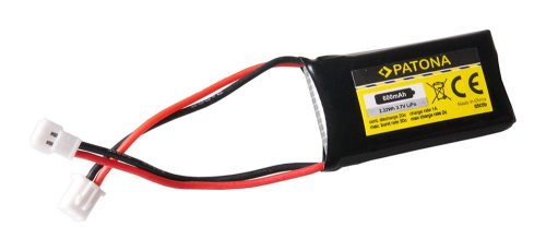 PATONA RC akkumulátor 3,7V 600mAh Walkera Li-Polymer für Syma X5 Drohne, Walkera CB100,