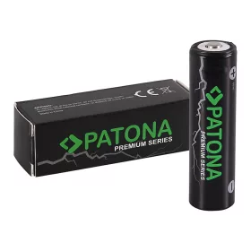   PATONA Prémium 18650-es cellás 18650-es Li-ion akkumulátor (védtelen éles/gombos felső)