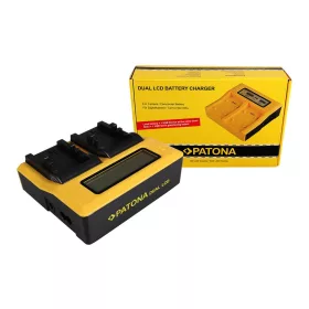   PATONA Dupla LCD USB töltő  Canon NB-1LH NP-600 Digital ELPH ELPH NB-1LH NP-600 Digital