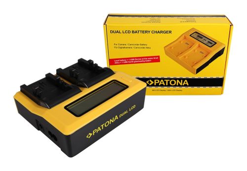 PATONA Dupla LCD USB töltő  Canon NB-1LH NP-600 Digital ELPH ELPH NB-1LH NP-600 Digital