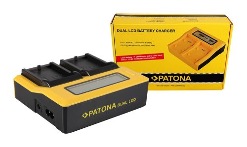 PATONA Dupla LCD USB töltő Canon LPE5 LP-E5