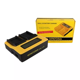 PATONA Dupla LCD USB töltő  Fujifilm Fuji NP-50