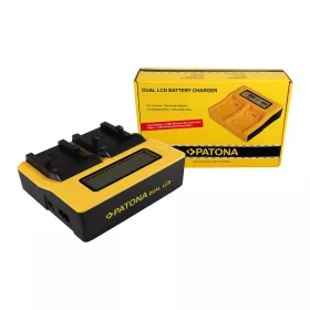 PATONA Dupla LCD USB töltő  Olympus Li-10B