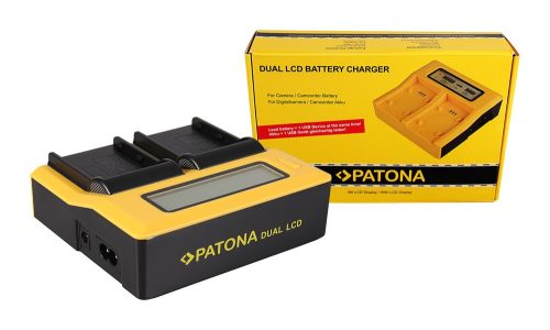 PATONA Dupla LCD USB töltő Nikon EN-EL3 EN-EL3e FNP-150 BLM5