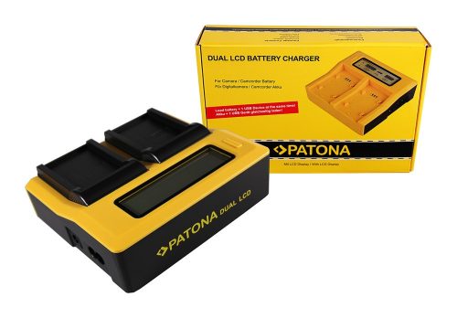 PATONA Dupla LCD USB töltő  Nikon EN-EL5