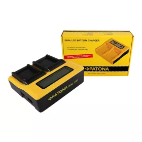 PATONA Dupla LCD USB  töltőegység  Nikon EN-EL8