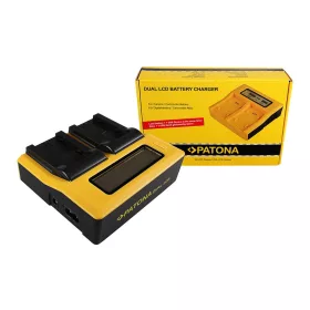 PATONA Dupla LCD USB  töltőegység  Sony NP-FS11