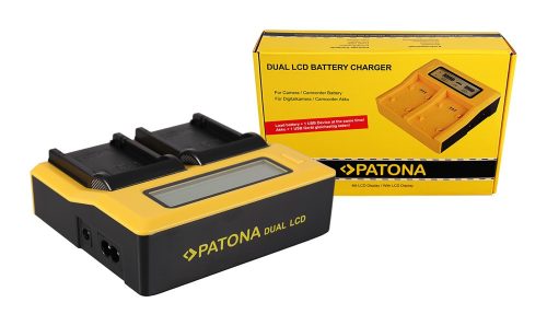 PATONA Dupla LCD USB töltő Canon LPE8 LP-E8