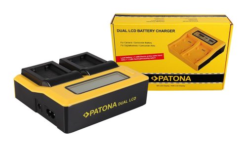 PATONA Dupla LCD USB  töltő Sony NPFW50 NP-FW50