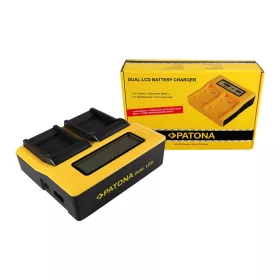 PATONA Dupla LCD USB töltő  Samsung SLB-0937