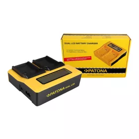PATONA Dupla LCD USB  töltő a Samsung IABP80W