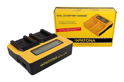 PATONA Dupla LCD USB töltő  Samsung BP-70A