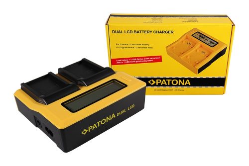 PATONA Dupla LCD USB  töltő Samsung BP1310 BP-1310