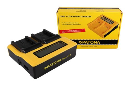 PATONA Dupla LCD USB töltő  Samsung IA-BP210E HMX