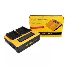 PATONA Dupla LCD USB töltő  Samsung BP-90A HMX