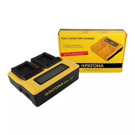 PATONA Dupla LCD USB  töltőegység  Sony NP-BX1