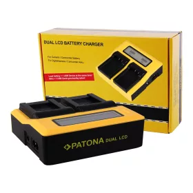 PATONA Dupla LCD USB töltő - Nikon EN-EL21