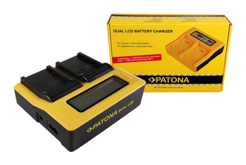 PATONA Dupla LCD USB  töltő Panasonic VWVBD29