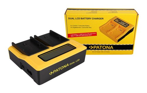 PATONA Dupla LCD USB töltő Sony BP-U30