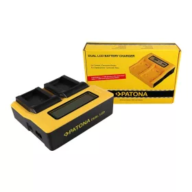 PATONA Dupla LCD USB töltő Nikon ENEL24 EN-EL24