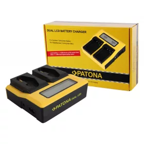 PATONA Dupla LCD USB töltő  Canon LP-E4 LP-E19