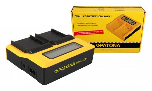 PATONA Dupla LCD USB töltő Canon BP-A30 