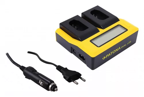 PATONA Dupla LCD USB  töltő Panasonic DMW-BLK22
