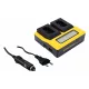 PATONA Dupla LCD USB  töltő Panasonic DMW-BLK22