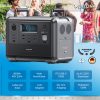 PATONA Platinum Powerstation Autarc 1200 960Wh PD100W USB-C USB-A AC LED-fény LiFePO4