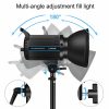 PULUZ 100W Stúdió Videólámpa - 9500Lux 5600K LED Bowens Stúdió Világítás távirányítóval