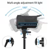 PULUZ 120W Stúdió Videólámpa - 7500 LUX 2700-6500K LED Bowens Stúdió Világítás távirányítóval