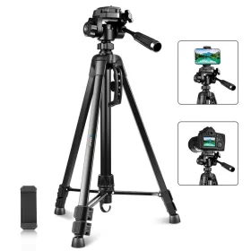   PULUZ PU3096B Magnézium-Alumínium Kamera Tripod (139cm Állvány)