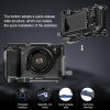 PULUZ Sony A7CM2 (Alpha 7C II) A7CR (Alpha 7CR) Rig Cage -Kameraketrec (fekete)