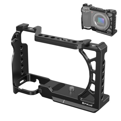 PULUZ Sony A6500 A6400 A6300 A6000 Kamera RigCage -Ketrec (fekete)