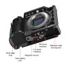 PULUZ Sony A6500 A6400 A6300 A6000 Kamera RigCage -Ketrec (fekete)