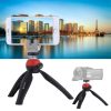 PULUZ Pocket Mini Tripod/ Kamera Állvány + Gömbfej (piros)