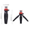 PULUZ Pocket Mini Tripod/ Kamera Állvány + Gömbfej (piros)