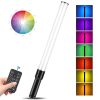 PULUZ-122 50cm RGB LED lámpa - színes cső RGB Fényterelő videólámpa - 2600mAh