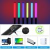 PULUZ-122 55cm RGB  LED lámpa - színes cső RGB Fényterelő videólámpa - 4600mAh