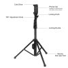 PULUZ Bluetooth Shutter Remote Selfie Stick + Mobil/ Okostelefon Tartó Adapter