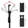 PULUZ Bluetooth Shutter Remote Selfie Stick + Mobil/ Okostelefon Tartó Adapter