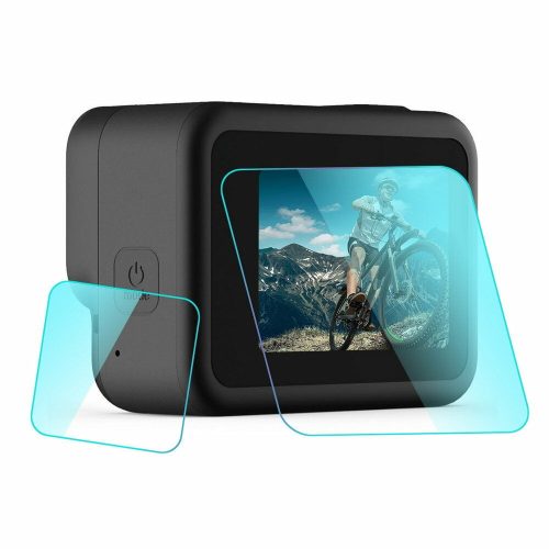 2.5D 9H Tempered Glass GoPro Hero 8 Lencse + Kijelzővédő (edzett üveg)