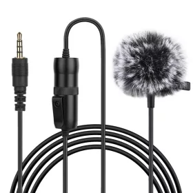   PULUZ Lavalier 3.5mm Jack Csíptetős Interjú mikrofon - 600cm