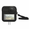 PULUZ GoPro Hero Max Szilikon Védőtok - Dupla Lencsevédővel (Fekete)