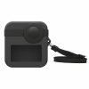 PULUZ GoPro Hero Max Szilikon Védőtok - Dupla Lencsevédővel (Fekete)