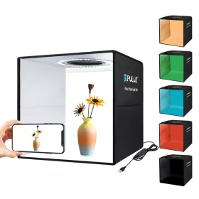   PULUZ 30cm Fotódoboz, Tárgysátor - 6db háttérrel (LED Fotobox)