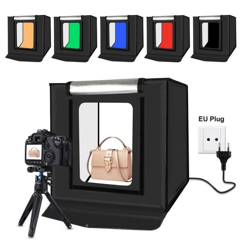 PULUZ Fotódoboz, Tárgysátor - 40x40cm összecsukható LED Fotobox